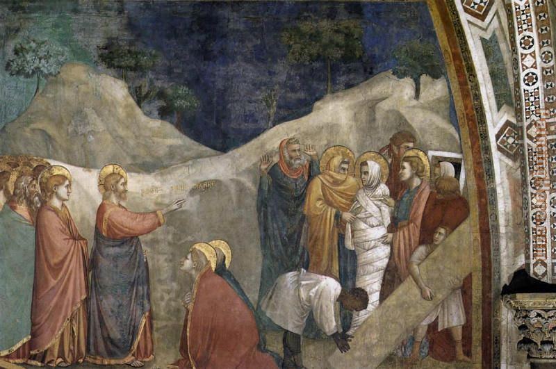 Unknown Artist Life of Mary Magdalene Raising of Lazarus By Giotto di Bondone